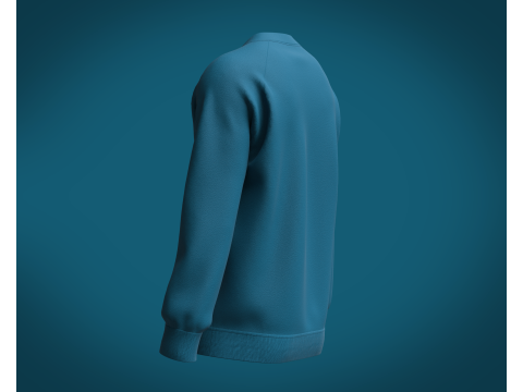 Men Sweatshirt - Fused 3Dモデル