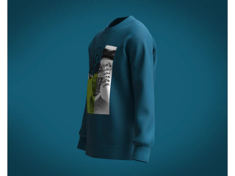 Men Sweatshirt - Fused 3D Model