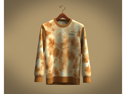 Men Sweatshirt - Hello 3D 모델
