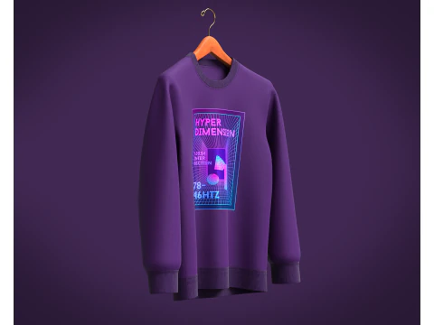 Men Sweatshirt - HYPER DIMENSION 3D Model