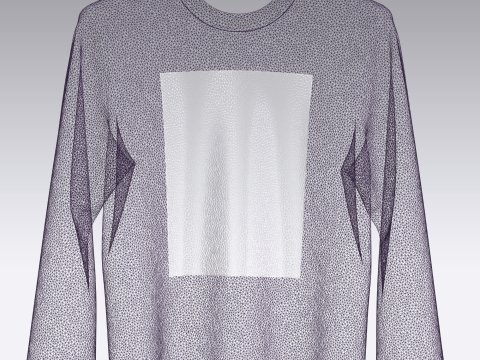 Men Sweatshirt - HYPER DIMENSION 3D Model