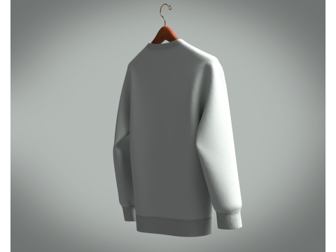 Men Sweatshirt - LIVE FAST 3D 模型