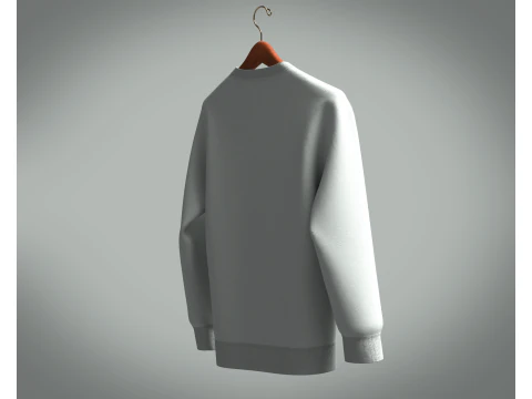 Men Sweatshirt - LIVE FAST 3D Model