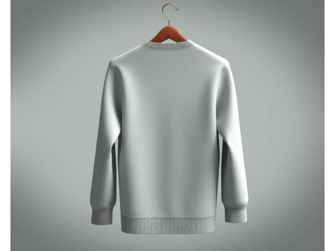 Men Sweatshirt - LIVE FAST 3D Model