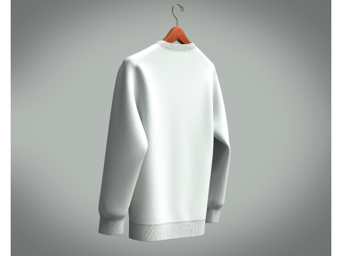 Men Sweatshirt - LIVE FAST 3D 模型