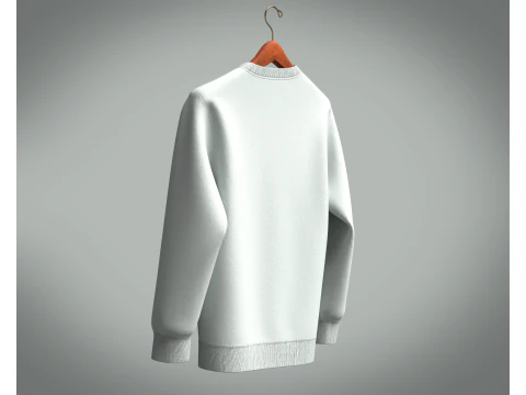 Men Sweatshirt - LIVE FAST 3D Model