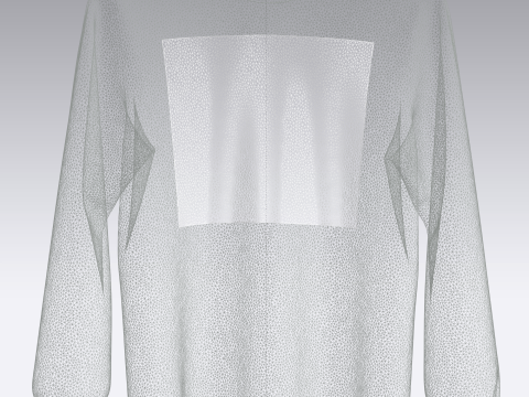 Men Sweatshirt - LIVE FAST 3D 模型