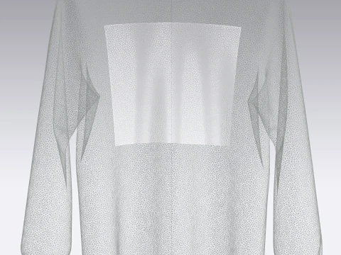 Men Sweatshirt - LIVE FAST 3D Model