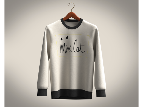 Men Sweatshirt MLIMI CAT 3D in 3DExport