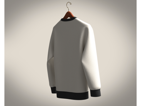 Men Sweatshirt - MLIMI CAT 3D 모델