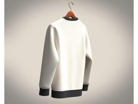 Men Sweatshirt - MLIMI CAT 3D 모델