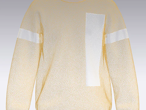 Heren sweatshirt - GEEN WAAR 3D Model