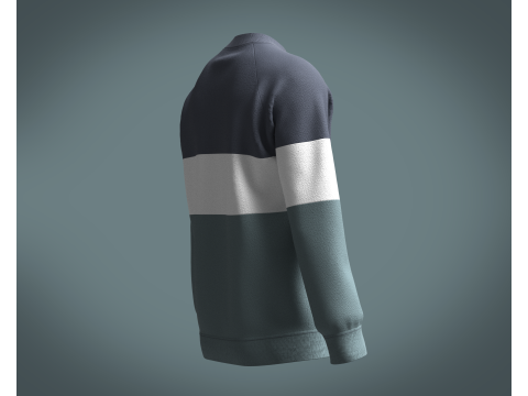 Men Sweatshirt - one love 3D 模型