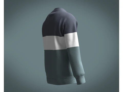 Men Sweatshirt - one love 3D Model