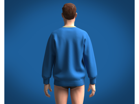 Sweatshirt - Rock Modello 3D