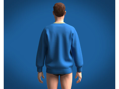 Sweatshirt - Rock 3D Model