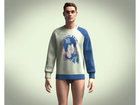 Sweatshirt - Shine 3D Model