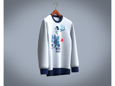 Sweatshirt - WORLD SERIES Model 3D
