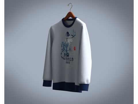 Sweatshirt - WORLD SERIES Model 3D
