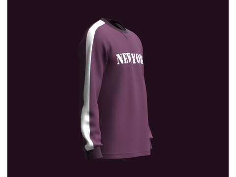 Sweatshirt - New York 3D Model