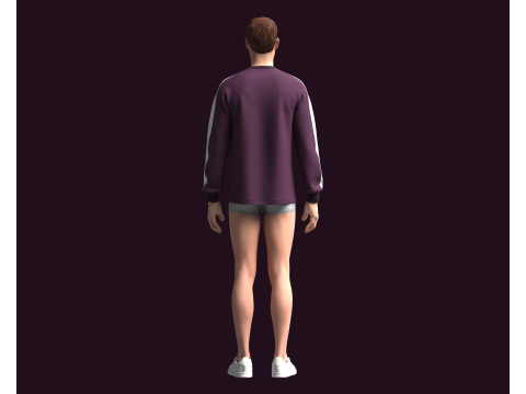 Sweatshirt - New York 3D Model