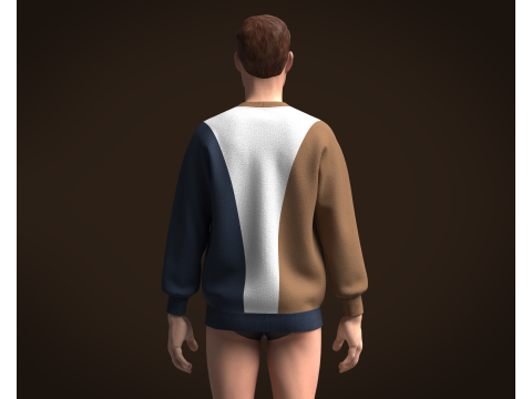 Sweatshirt For Men Modèle 3D