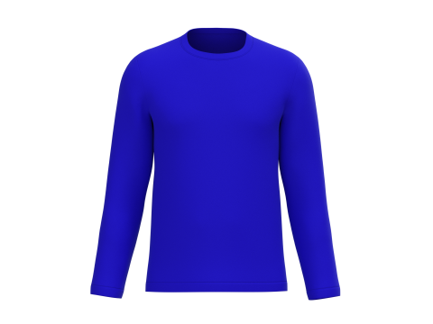 Men Long Sleeve T-Shirt - Colorway 3D Model