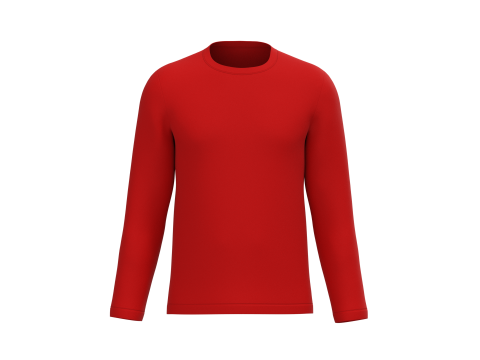 Men Long Sleeve T-Shirt - Colorway 3D Model
