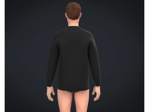 Men Sweatshirt - Colorway 3D Model