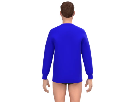 Men Sweatshirt - Colorway 3D Model