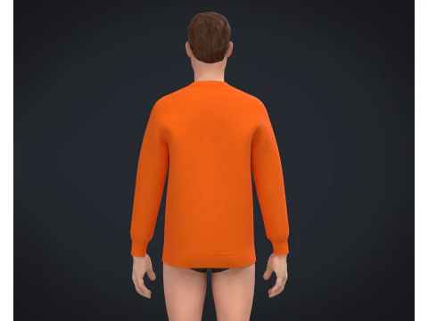 Men Sweatshirt - Colorway 3D Model
