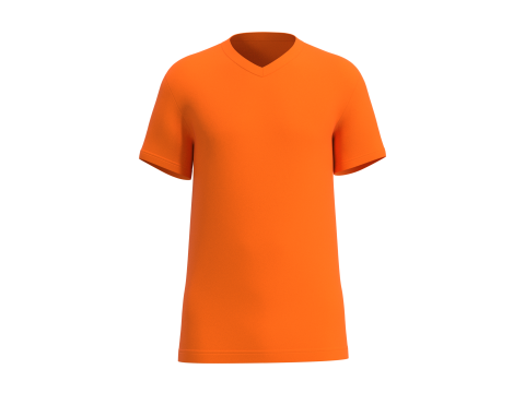 T-Shirt Vneck - Colorway 3D-Modell