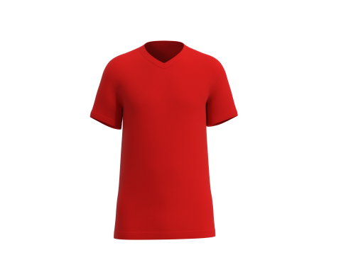 T-Shirt Vneck - Colorway 3D-Modell