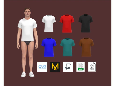 Maglietta - Colorazione Modello 3D