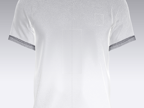 Soccer Football Monochromatic Blue Jersey Player-11 Modelo 3D