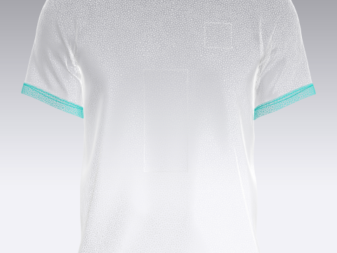Soccer Football Multi color Jersey Player-11 Modèle 3D