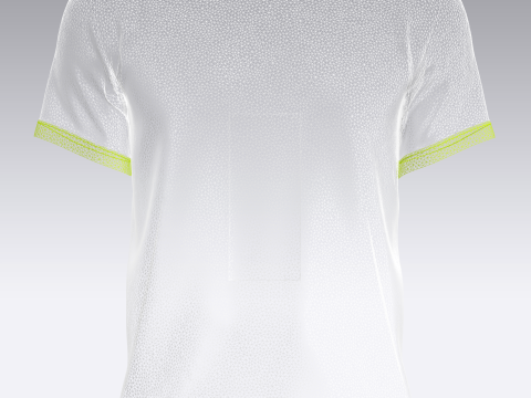 Soccer Football Neon Green color Jersey Player-11 3D 모델