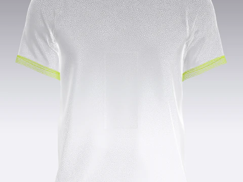 Soccer Football Neon Green color Jersey Player-11 3D Model