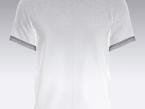 Soccer Football Red and Black color Jersey Player-11 3D Model