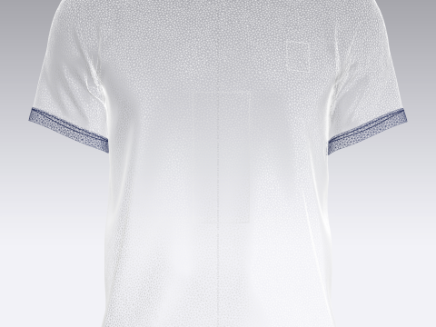 Soccer Football Royal Blue Jersey Player-11 3D Модель