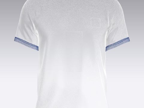 Soccer Football Sky Blue with Bule Jersey Player-11 3Dモデル