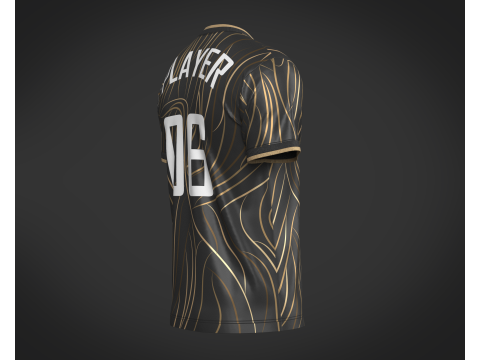 Soccer Football Sports Jersey Player-06 Modèle 3D