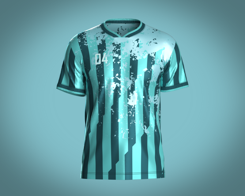 Soccer Football Sports Jersey - 04 Modelo 3D .c4d .max .obj .3ds .fbx .stl .blend