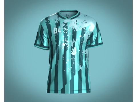 축구 축구 스포츠 저지 - 04 3D 모델