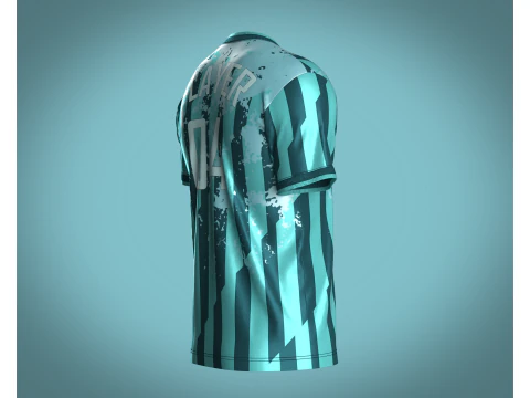 Soccer Football Sports Jersey - 04 3D Model