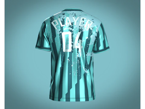 Soccer Football Sports Jersey - 04 3D Model