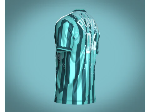 Soccer Football Sports Jersey - 04 3D Model