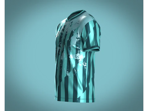 Soccer Football Sports Jersey - 04 3D Model