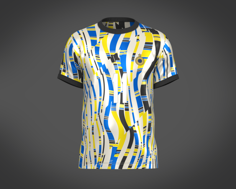 Soccer Football White and Yellow Jersey Player-11 Modèle 3D .c4d .max .obj .3ds .fbx .stl .blend 