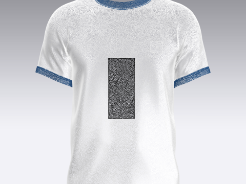 Soccer Football White Jersey Player-11 3D 模型